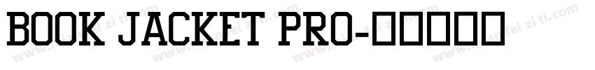 Book Jacket Pro字体转换